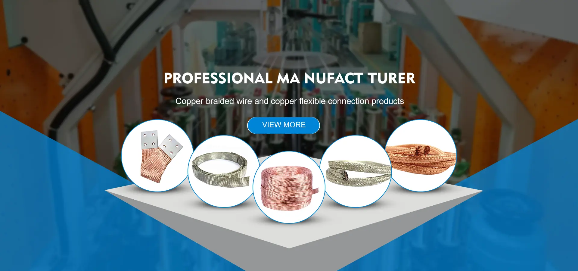 Kobreentzako txirikordatutako hariak fabrikatzailea